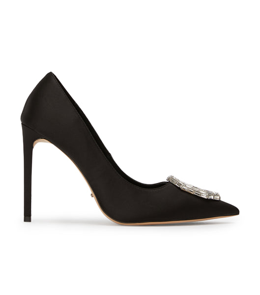 Zapatos Court Tony Bianco Alison Black Satin 10.5cm Negras | PARQX99440