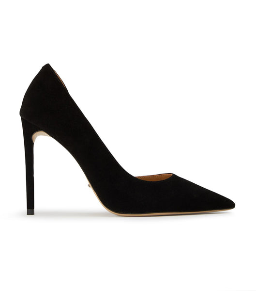 Zapatos Court Tony Bianco Alyx Black Gamuza 10.5cm Negras | UARND99340