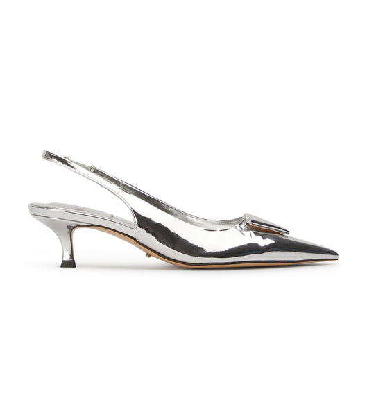 Zapatos Court Tony Bianco Kimmy Silver Shine 4.5cm Plateadas | LARSX61577