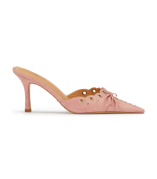 Zapatos Court Tony Bianco Shae Blossom Gamuza 8cm Rosas | AREGJ98426