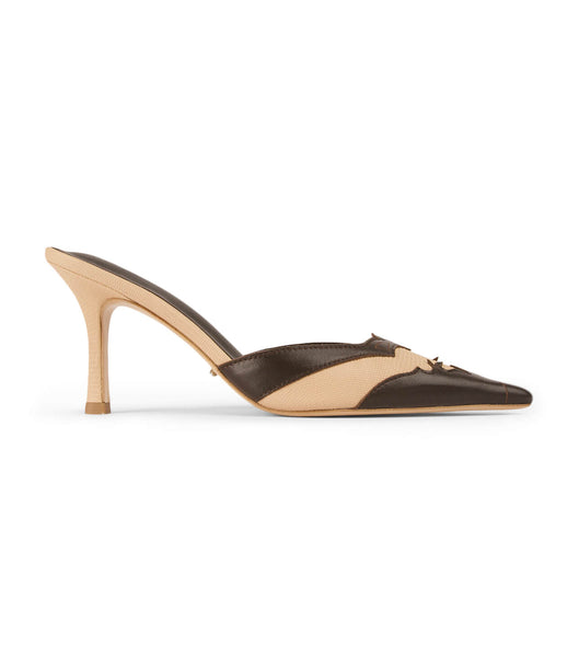 Zapatos Court Tony Bianco Shuga Beech/Chocolate 8cm Chocolate | XARGW51272