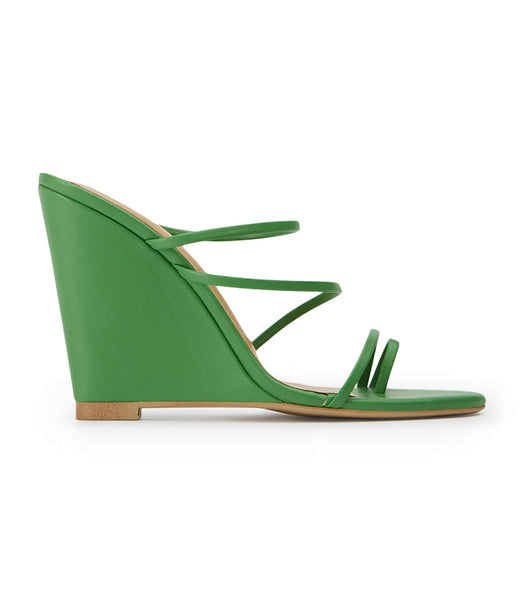 Zapatos Cuña Tony Bianco Gaia Acid Green 11cm Verde | AREAH54908