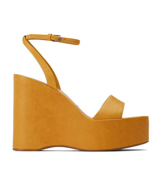 Zapatos Cuña Tony Bianco Vesna Cantelope Antiq 13cm Amarillo | BARSD58442