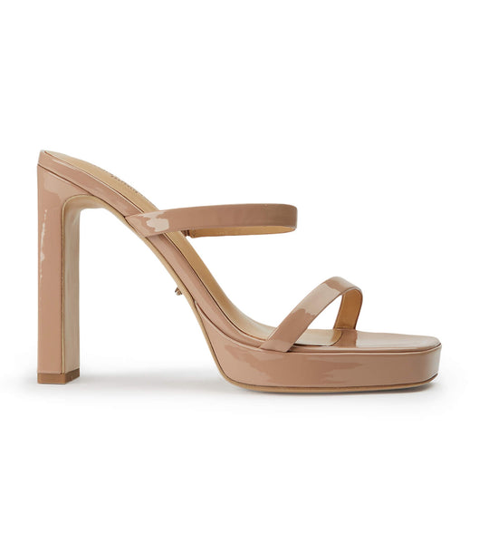 Zapatos Plataforma Tony Bianco Diane Coco Charol 11.5cm Beige | QARWA69780