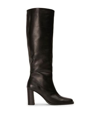 Botas de Tacon Tony Bianco Asher Black Como 8.5cm Negras | DARVO86439