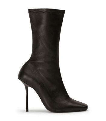 Botas de Tacon Tony Bianco Remie Black Venezia 10.5cm Negras | ARICD97960