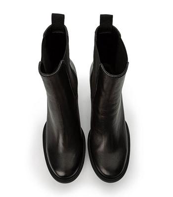 Botas de Tacon Tony Bianco Sammy Black Como 10cm Negras | SARNY64980