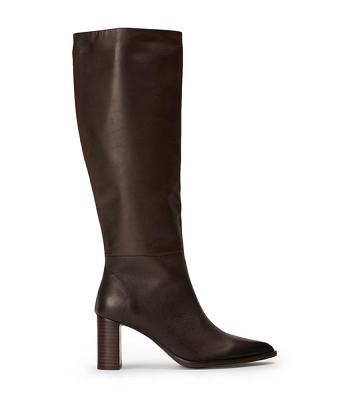 Botas hasta las rodillas Tony Bianco Peppe Choc Como 7.5cm Chocolate | AARWC65777