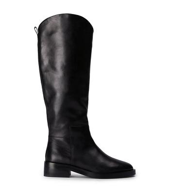 Botas hasta las rodillas Tony Bianco Tyler Black Como 4cm Negras | ARJKU40874