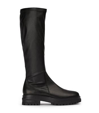 Botas hasta las rodillas Tony Bianco Waze Black Venice/Black Venezia 4.5cm Negras | BARSO79977