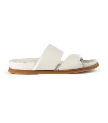 Sandalias Planas Tony Bianco Henry Dove Nappa 3.5cm Blancas | FARUI35124