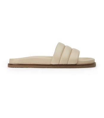 Sandalias Tony Bianco Lucas Vanilla Nappa 1.5cm Amarillo Claro | ARQAV61545