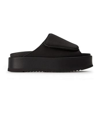 Sandalias Tony Bianco Roxana Black Scuba 6cm Negras | EARVG66947