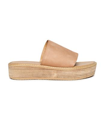 Sandalias de Diapositivas Tony Bianco Elke Caramel 4.5cm Beige | AARDF31578