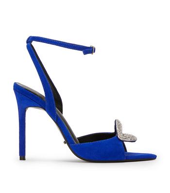 Tacones Brillantes Tony Bianco Moshi Azure Gamuza 10.5cm Azur | ARICD79756