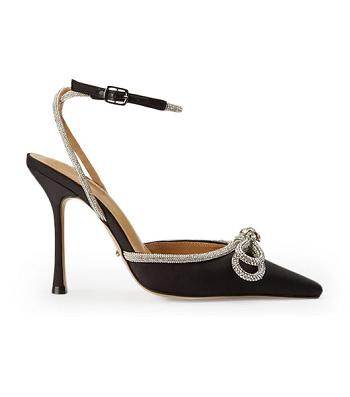 Tacones De Novia Tony Bianco Eros Black Satin 10.5cm Negras | PARQX65247