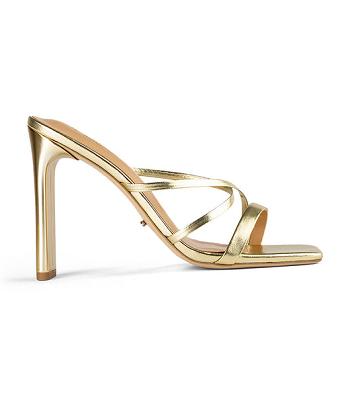 Tacones De Novia Tony Bianco Fior Gold Nappa Metallic 11cm Doradas Metal | ARNEJ73935