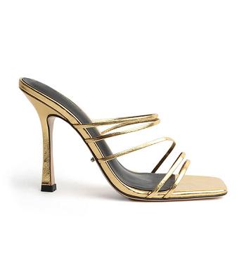 Tacones De Novia Tony Bianco Foxie Gold Foil 10.5cm Doradas | ARJKU97706