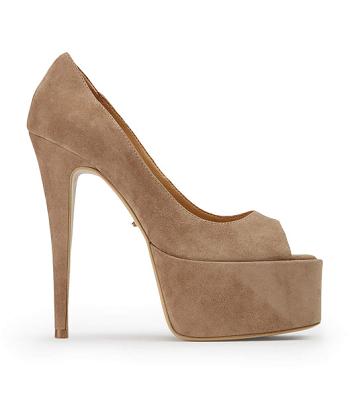 Tacones de aguja Tony Bianco Jolee Stone Gamuza 15cm Gris | BARSO36875