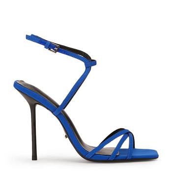 Tacones de aguja Tony Bianco Nomad Azure Crepe 10.5cm Azur | ARXMI26577