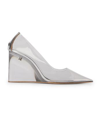 Zapatos Court Tony Bianco Dolly Clear Vinylite/Silver 9.5cm Plateadas | XARBH46779