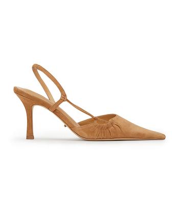 Zapatos Court Tony Bianco Sakai Butterscotch Gamuza 8cm Amarillo | PARER92108