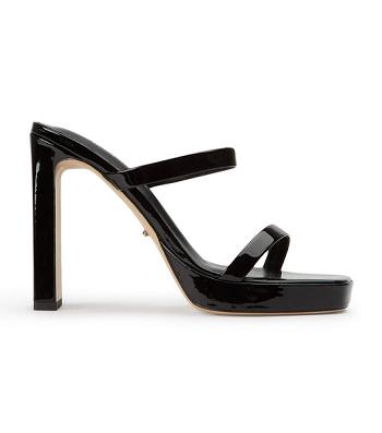 Zapatos Tacon Bloque Tony Bianco Diane Black Charol 11.5cm Negras | AREGJ41424